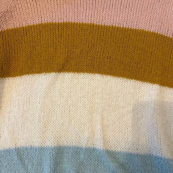 TOPSHOP Candy Stripe Sweater - Picture 2 of 4